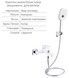 Змішувач для ванни Qtap Gemini з душовим гарнітуром Chrome/White QTGEM259CRW45683 - QTGEM259CRW45683 - 3