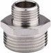 Ніпель латунний SD Forte 1 1/2"х3/4" редукційний нікельований SF3594020