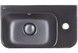 Раковина QTAP Tern 450х260х155 Matt black з донним клапаном QT17115117RMB - QT17115117RMB - 1