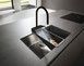 Смеситель для кухонной мойки HANSGROHE Aquno Select M81 170 3jet с вытяжным изливом Sbox Matt Black 73831670 черный матовый - 73831670 - 4