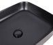 Раковина-чаша QTAP Tern 500x390x140 Matt black з донним клапаном QT172195MBMB - QT172195MBMB - 4