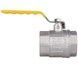 Кран кульовий прямий Thermo Alliance Standart 2" ВР для газу, PN40, важіль, латунь SD600NG50PN40