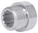 Подовжувач латунний хромований Thermo Alliance Forte 1/2" ВРх1/2" ЗР, 10 мм TAF1301510