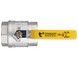 Кран кульовий прямий Thermo Alliance Standart 2" ВР для газу, PN40, важіль, латунь SD600NG50PN40
