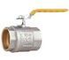 Кран кульовий прямий Thermo Alliance Standart 2" ВР для газу, PN40, важіль, латунь SD600NG50PN40