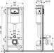 Набор QTAP инсталляция 3 в 1 Nest QT0133M425 с панелью смыва линейной QT0111M08381CRM + унитаз с сиденьем Tern QT1733052ERW - QT1733052ERW0133M425M08381CRM - 4