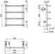 Рушникосушарка водяна LIDZ Standard (CRM) D32/20х1/2" 400x500 P4 - LSTNDD32201240504WAT - 6