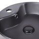 Раковина-чаша QTAP Scorpio 400x400x140 Matt black с донным клапаном QT14113018BMBMB - QT14113018BMBMB - 4