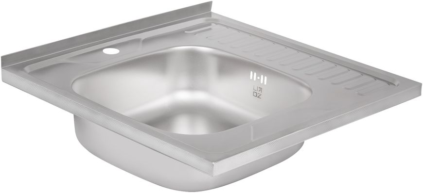 Кухонна мийка LIDZ 6060-L Decor 0,6 мм (160) - LIDZ6060LDEC06