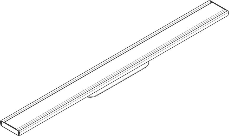 Трап душовий HANSGROHE RainDrain Original 700 мм Brushed Stainless Steel 56197800 нержавіюча сталь - 56197800