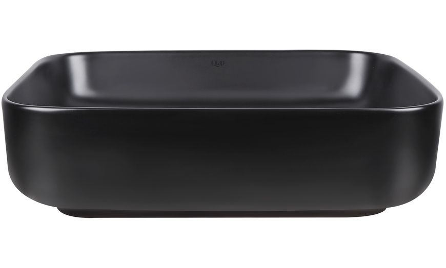 Раковина-чаша QTAP Tern 500x390x140 Matt black з донним клапаном QT172195MBMB - QT172195MBMB