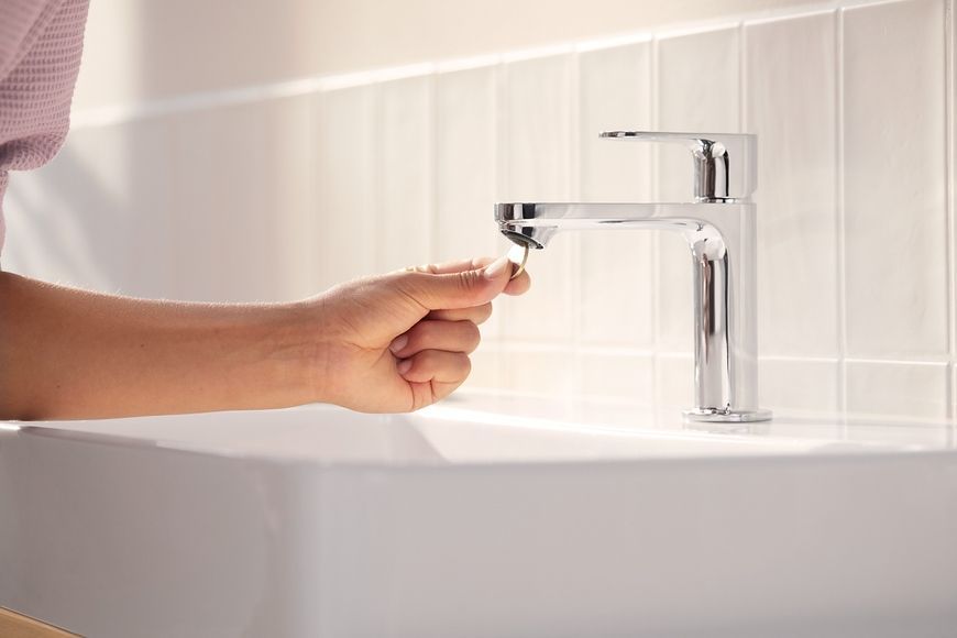 Смеситель для раковины HANSGROHE Rebris S 110 CoolStart хром 72520000 - 72520000