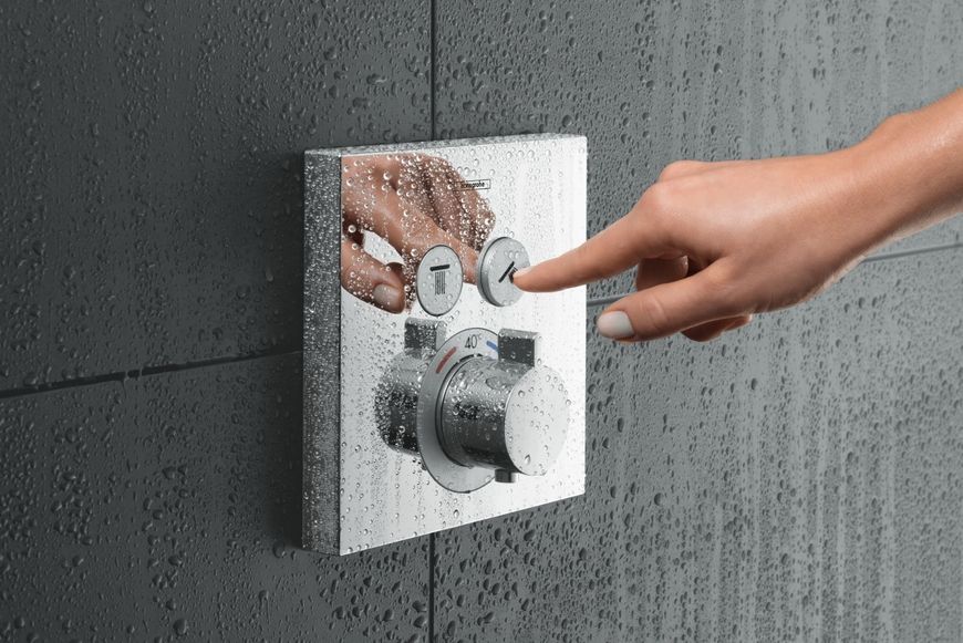 Термостат скрытого монтажа HANSGROHE ShowerSelect на 2 функции Chrome 15763000 хром - 15763000