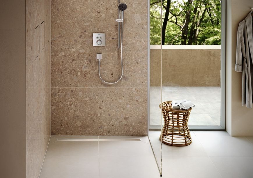 Трап душовий HANSGROHE RainDrain Original 700 мм Brushed Stainless Steel 56197800 нержавіюча сталь - 56197800