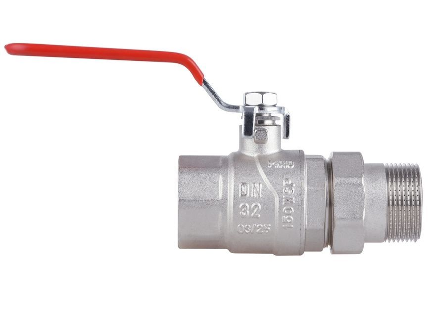 Кран шаровой "американка" Thermo Alliance Forte 1" 1/4 ВН прямой, латунь PN40 SF220W32 - SF220W32