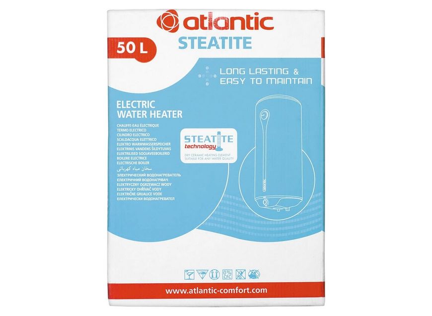 Электрический водонагреватель ATLANTIC STEATITE EGO VM 050 D400-1-BC - 841297