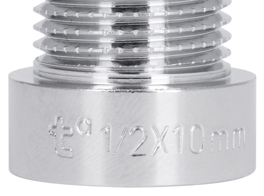 Подовжувач латунний хромований Thermo Alliance Forte 1/2" ВРх1/2" ЗР, 10 мм TAF1301510