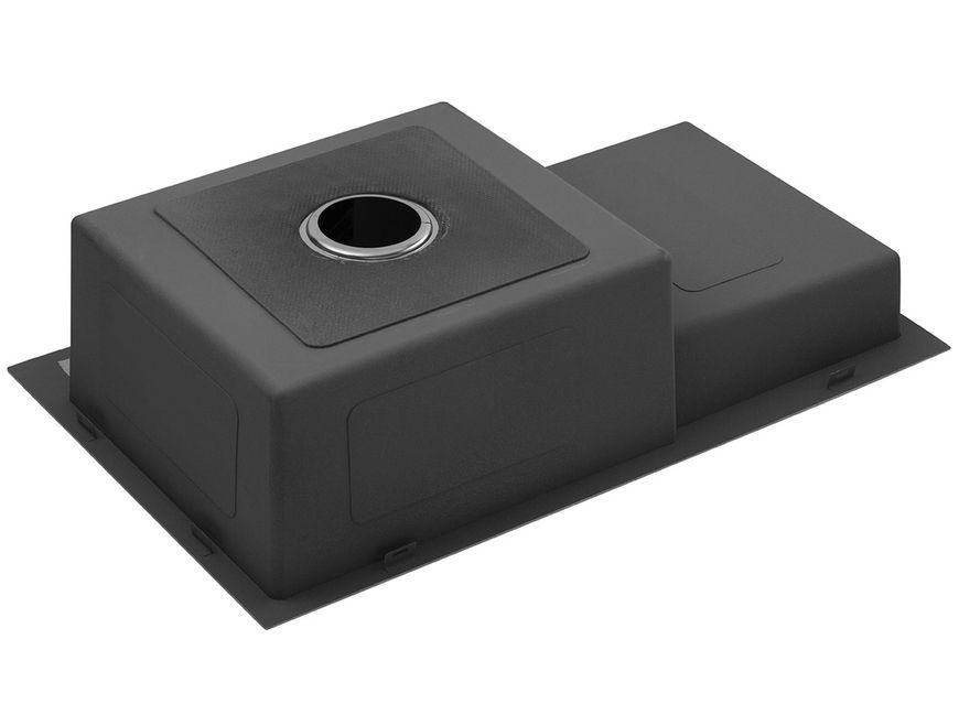 Кухонна мийка Kroner KRP Schwarze 7848RHM PVD 3,0/1,0 мм графіт CV030024 Schwarze-7848RHM - Schwarze-7848RHM