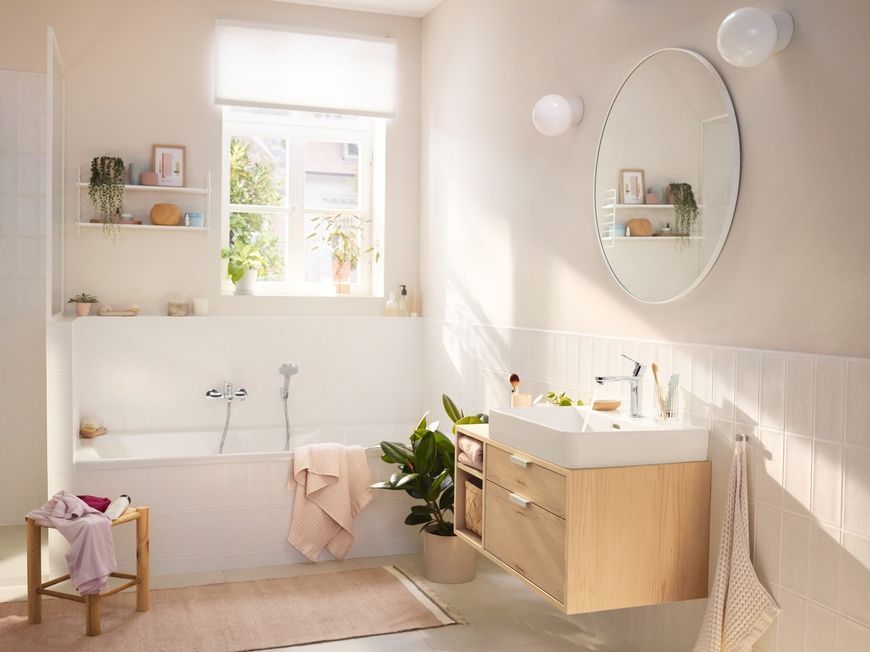 Смеситель для раковины HANSGROHE Rebris S 110 CoolStart хром 72520000 - 72520000