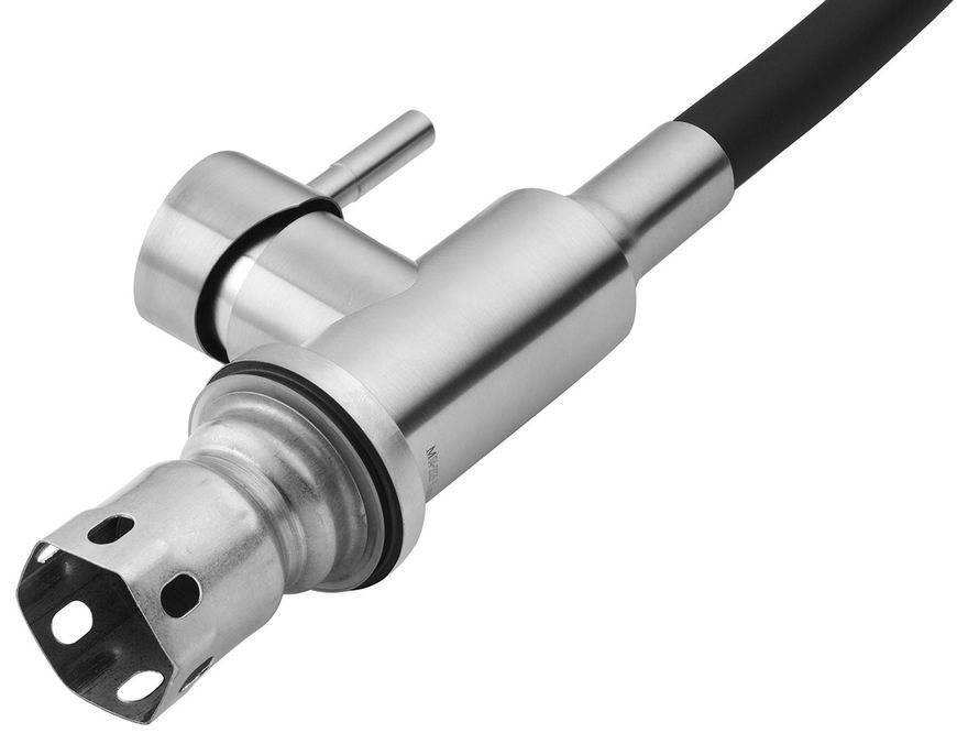 Смеситель для кухни с гибким изливом Kroner KRP Edelstahl Klassisch-ESG031BLK сталь/черный CV035371 - Klassisch-ESG031BLK