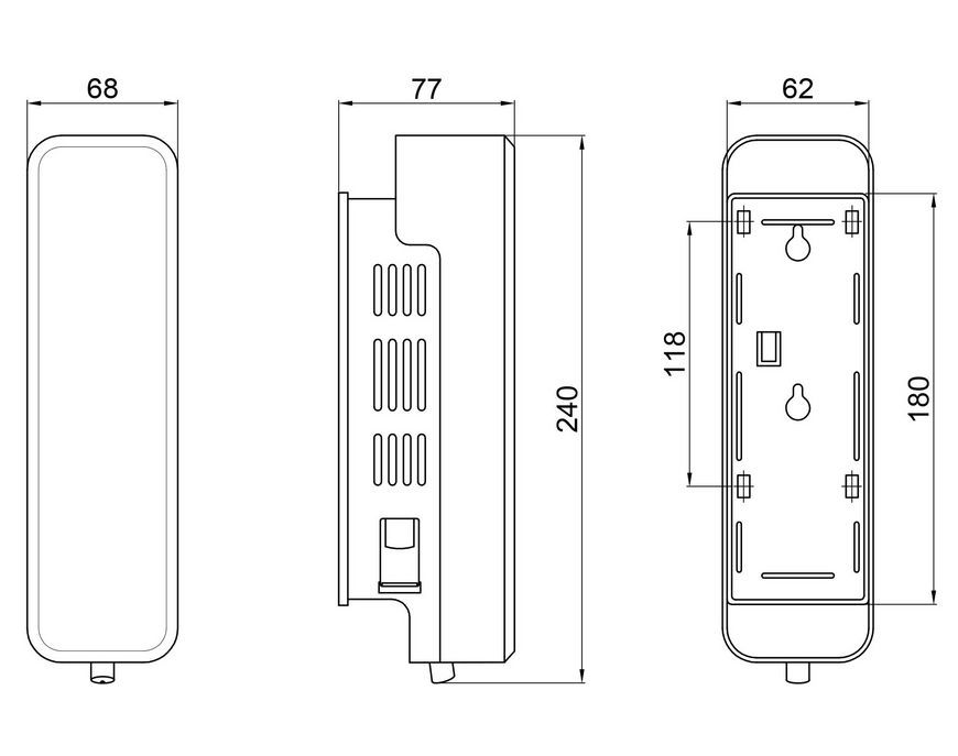 Диспенсер для жидкого мыла QTAP Davcovac mydla DM350CS1 - DM350CS1