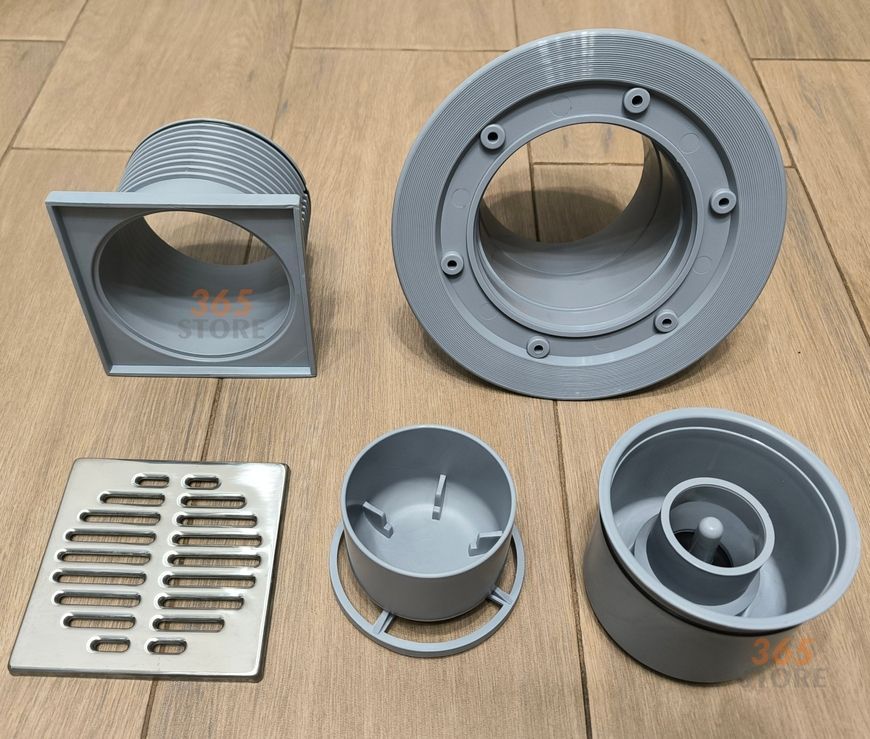 Трап для душу McALPINE 115х115 HCFG3V-110 110 мм - HCFG3V-110