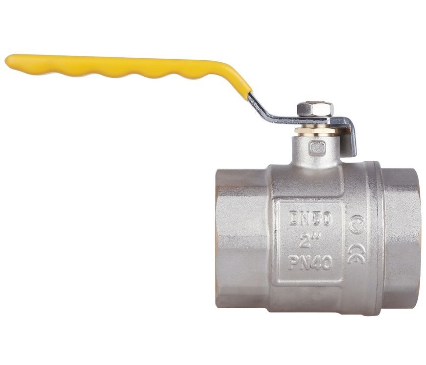 Кран кульовий прямий Thermo Alliance Standart 2" ВР для газу, PN40, важіль, латунь SD600NG50PN40