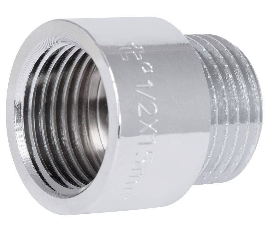 Подовжувач латунний хромований Thermo Alliance Forte 1/2" ВРх1/2" ЗР, 10 мм TAF1301510