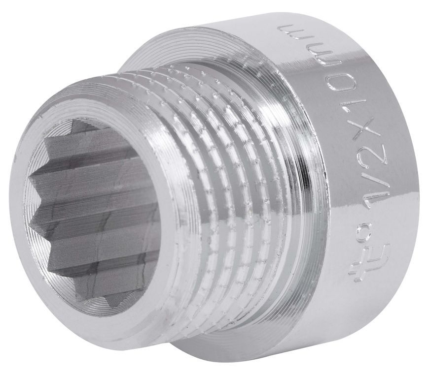Подовжувач латунний хромований Thermo Alliance Forte 1/2" ВРх1/2" ЗР, 10 мм TAF1301510
