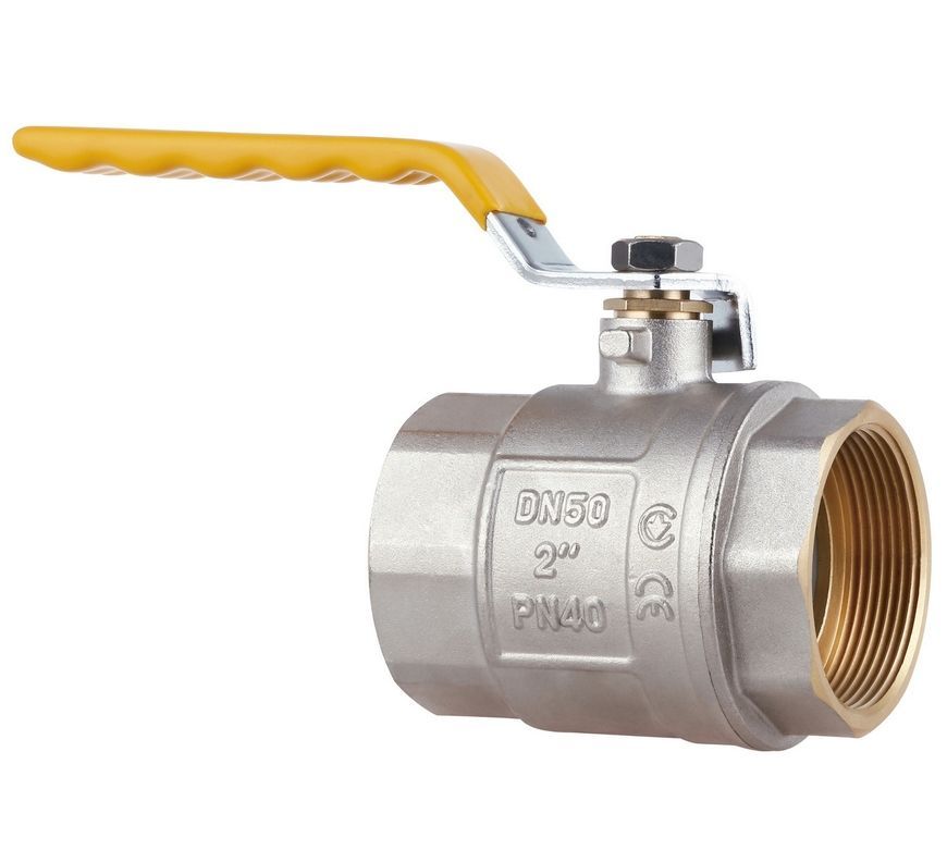Кран кульовий прямий Thermo Alliance Standart 2" ВР для газу, PN40, важіль, латунь SD600NG50PN40
