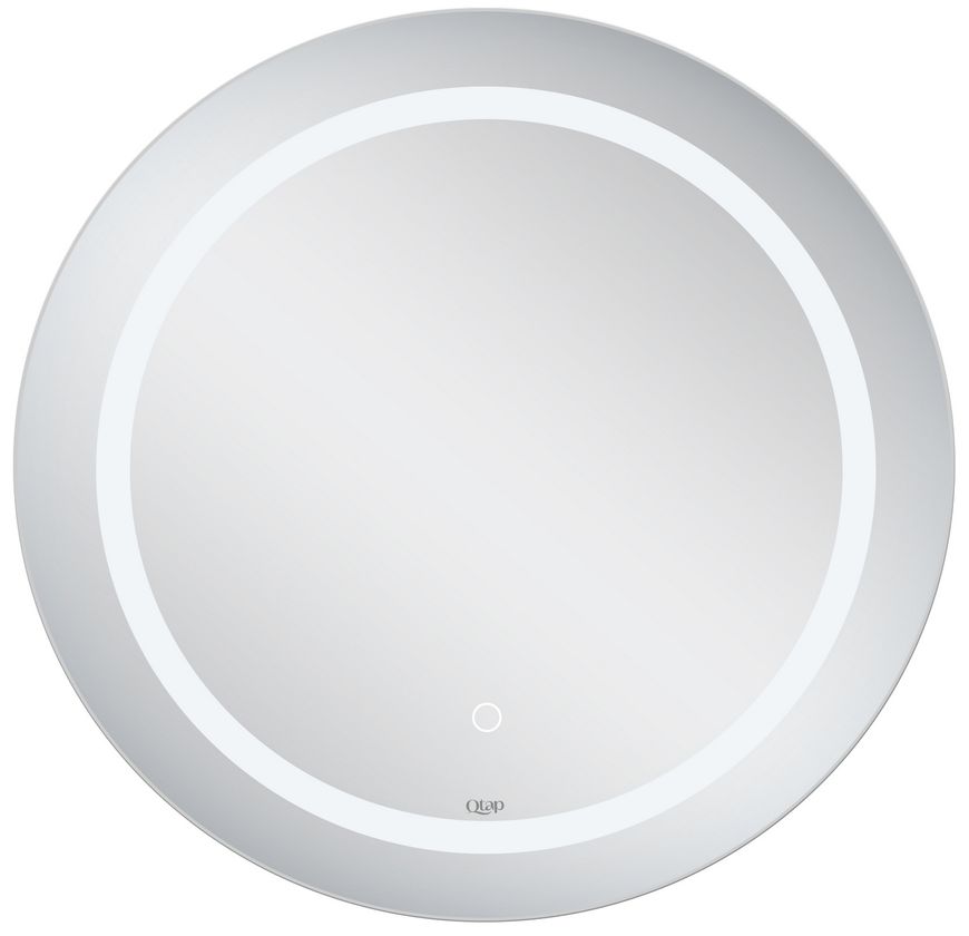 Зеркало QTAP Jay круглое R590 с LED-подсветкой, сенсорный выключатель QT0778250359W