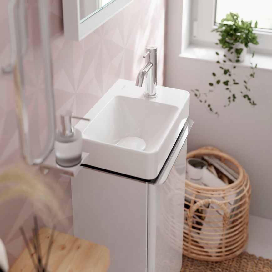 Смеситель для раковины HANSGROHE Tecturis S 80 CoolStart EcoSmart+ Chrome 73301000 хром - 73301000