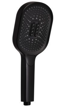 Лійка для ручного душу Qtap Rucni овальна 140х110 мм Black Matt QTRUC125BLM45961 - QTRUC125BLM45961