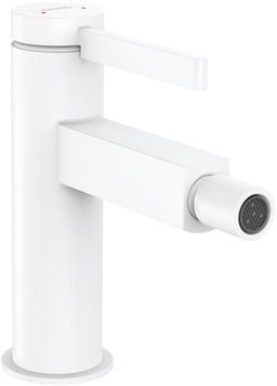 Змішувач для біде HANSGROHE Finoris Matt White 76200700 білий матовий з донним клапаном push-open - 76200700