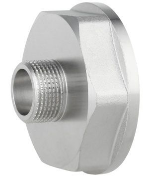 Переходник латунный Thermo Alliance Forte 2"ВРх3/4"НР никелированный SF3605020