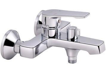 Смеситель для ванны QTAP V&iacute;tkov QTVIT3019104GC с коротким изливом - QTVIT3019104GC