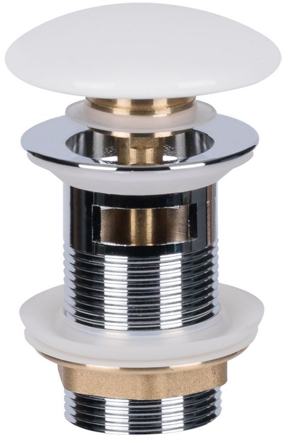 Раковина врезная QTAP Albatross 610х470х170 White с донным клапаном QT01113060CW - QT01113060CW