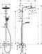 Душевая система HANSGROHE Crometta S Showerpipe 240 1jet 27269000 хром - 27269000 - 4