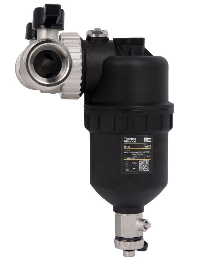 Фільтр-дешламатор Thermo Alliance Forte 1" з магнітом, поворотний TAF400G25