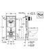Инсталяция GROHE Rapid SL 38722001 с панелью смыва 38505SH0 - 38722001 - 5