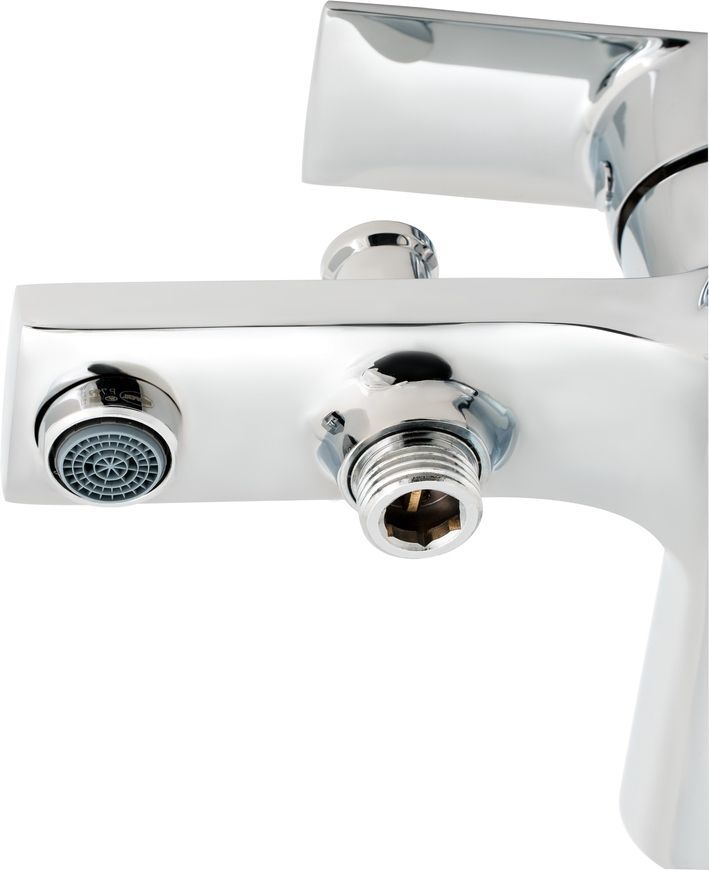 Смеситель для ванны QTAP Letovice 3021101DC с коротким изливом - QTLET3021101DC