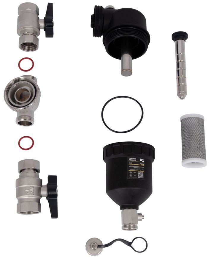 Фільтр-дешламатор Thermo Alliance Forte 1" з магнітом, поворотний TAF400G25