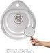 Кухонна мийка QTAP 4450 Micro Decor 0,8 мм (180) - QT4450MICDEC08 - 2