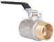 Кран шаровой Thermo Alliance Base 1 1/4" ВН для воды прямой (рычаг) PN30 латунь SD605W32 - SD605W32 - 3