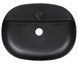 Раковина-чаша Qtap Scorpio 505х385х120 накладна овальна Matt black QT146533MB - QT146533MB - 1
