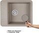 Кухонная мойка QTAP CS 6250 Beige (QT6250BEI551) - QT6250BEI551 - 2