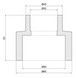 Муфта PPR THERMO ALLIANCE 50х32 - DSB109 - 2