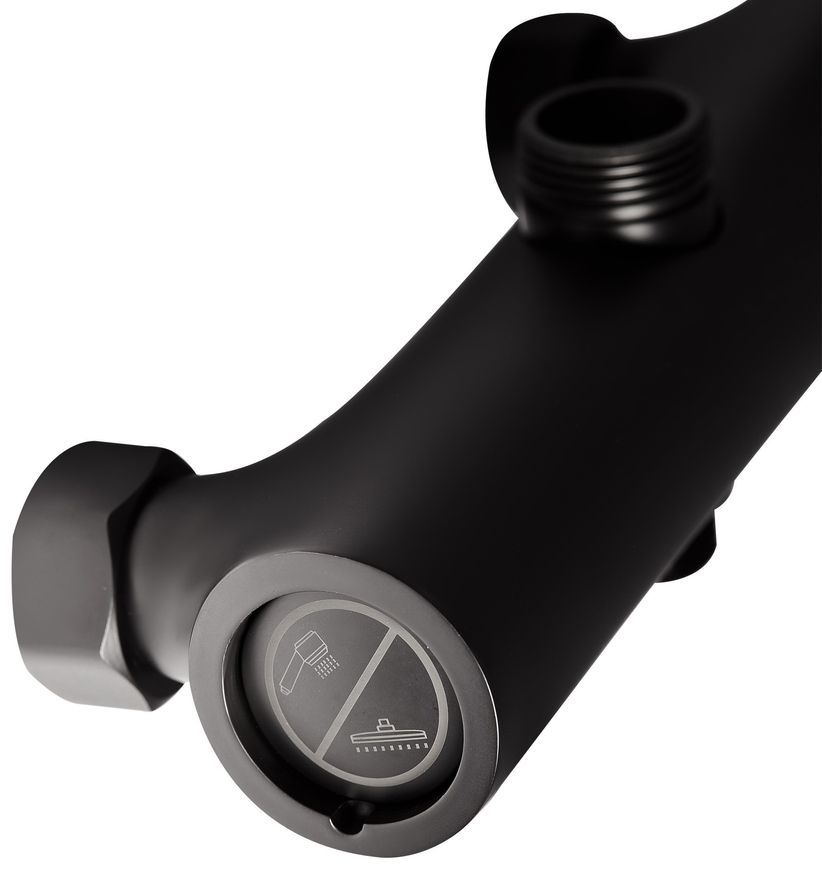 Душевая система QTAP Sloup 57106KOB черная - QTSL57106KOB