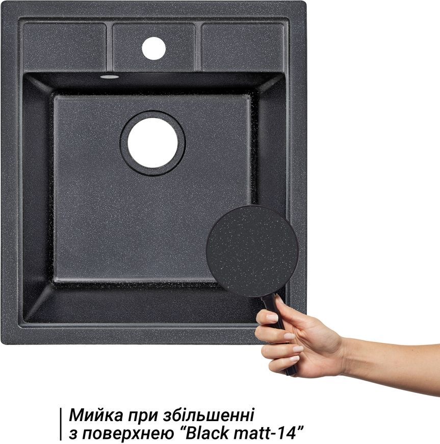 Кухонна мийка LIDZ 460х515/200 BLM-14 (LIDZBLM14460515200) - LIDZBLM14460515200