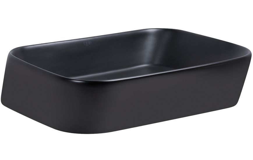Раковина-чаша QTAP Scorpio 450х390х120 Matt black з донним клапаном QT14112242MBMB - QT14112242MBMB